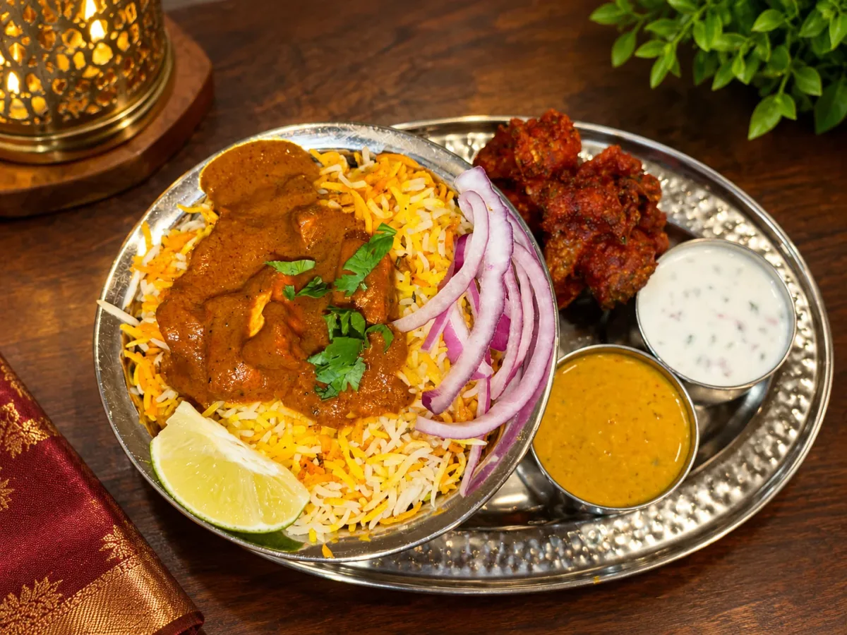 Vijayawada paneer biryani at Chennai 2 Hyderabad, Mira Mesa